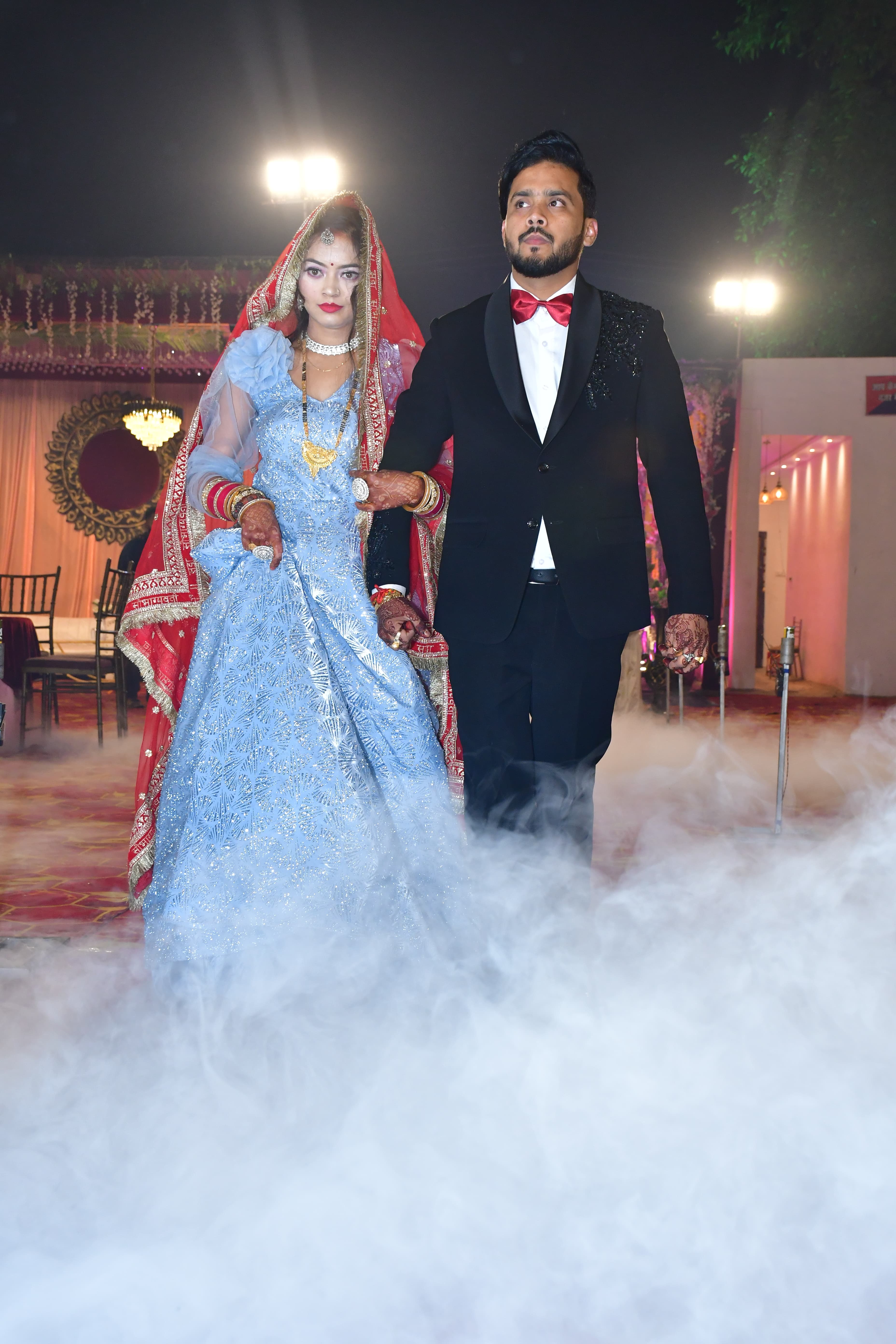 Bride's intricate henna design