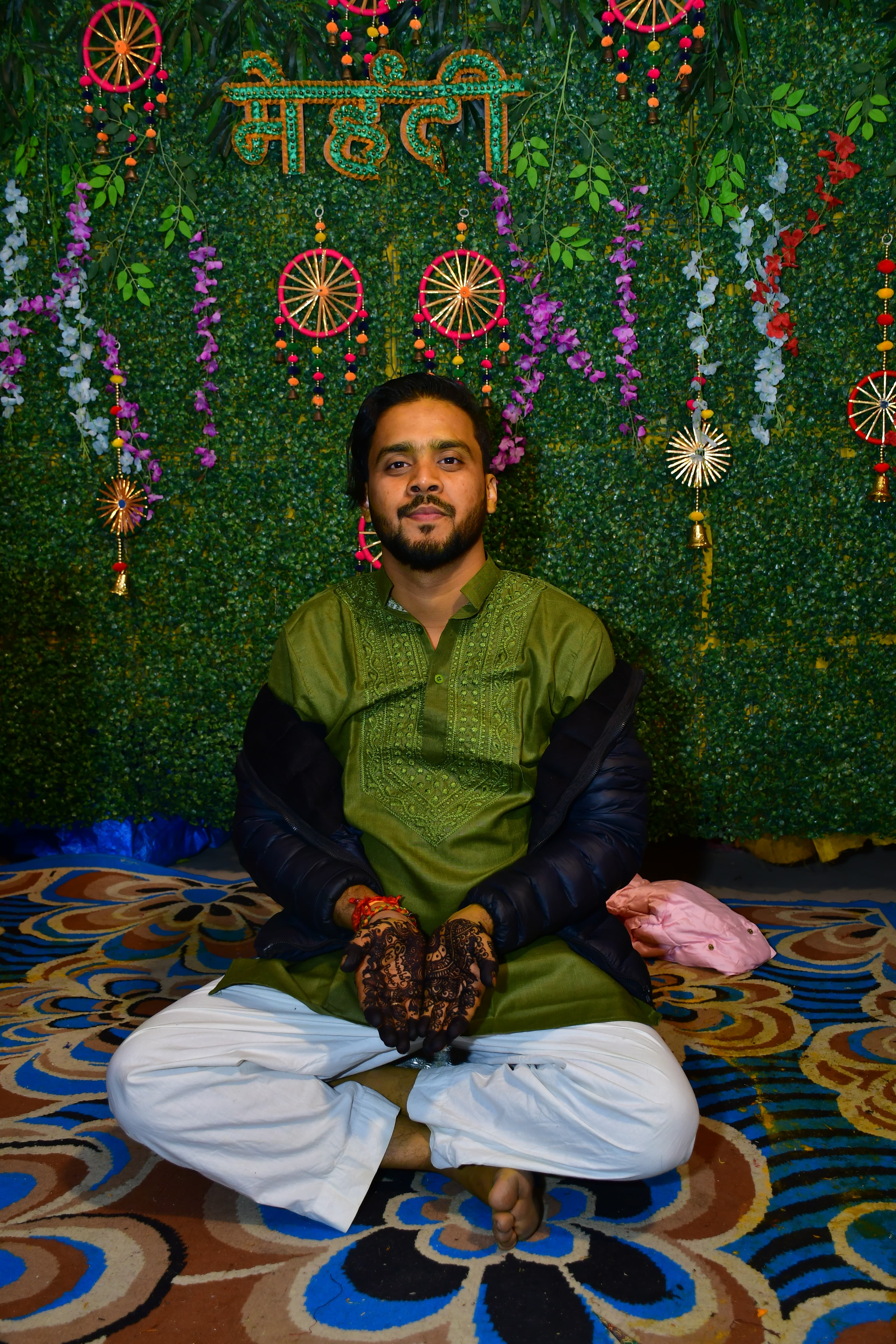 Emotional moment with parents